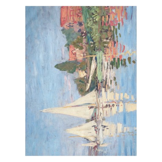 Claude Monet - Regattas in Argenteuil Tafelkleed (Voorkant)
