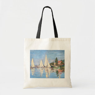 Claude Monet - Regatta's in Argenteuil Tote Bag