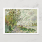 Claude Monet | Riverbank bij Gennevilliers Briefkaart (Voorkant)