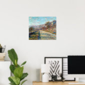 Claude Monet Road van La Roche-Guyon Poster (Thuiskantoor)