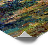 Claude Monet Road van La Roche-Guyon Poster (Hoek)