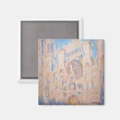 Claude Monet - Rouen Cathedraal bij zonsondergang Magneet (Voorkant / Achterkant)
