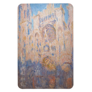 Claude Monet - Rouen Cathedraal bij zonsondergang Magneet