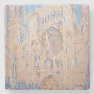 Claude Monet - Rouen Cathedraal bij zonsondergang Stenen Onderzetter