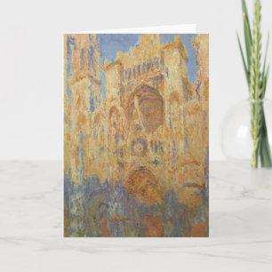 Claude Monet - Rouen Cathedral Feestdagen Kaart