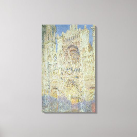 Claude Monet | Rouen Cathedral op Sunset, 1894 Canvas Afdruk (Voorkant)
