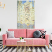 Claude Monet | Rouen Cathedral op Sunset, 1894 Canvas Afdruk (Insitu (Woonkamer))