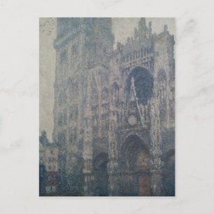 Claude Monet   Rouen Cathedral, West Portal Briefkaart