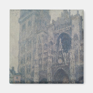 Claude Monet Rouen Cathedral, West Portal Magneet