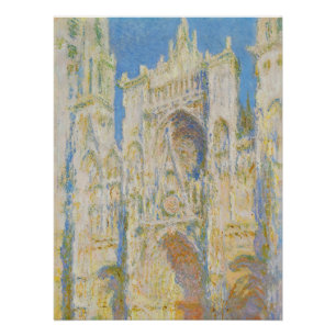 Claude Monet Rouen Kathedraal Portaal Morgenlicht Perfect Poster