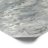 Claude Monet - Rough Weather in Étretat Poster (Hoek)