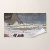 Claude Monet - Rough Zee at Etretat Bad Handdoek (Handdoek)