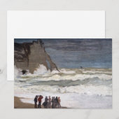 Claude Monet - Rough Zee at Etretat Kaart (Voorkant / Achterkant)