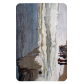 Claude Monet - Rough Zee at Etretat Magneet (Verticaal)