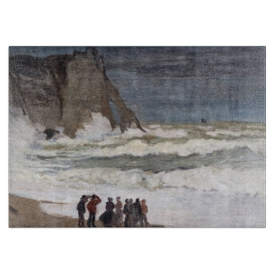 Claude Monet - Rough Zee at Etretat Snijplank
