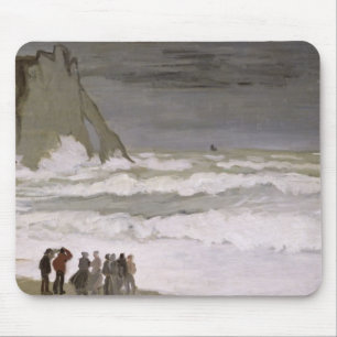 Claude Monet Ruw Zee Etretat, 1868-69 Muismat