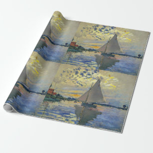 Claude Monet - Sailboot in Le Petit-Gennevilliers Cadeaupapier