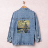 Claude Monet - Sailboot in Le Petit-Gennevilliers Denim Jacket (Hangar)