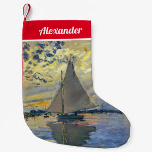 Claude Monet - Sailboot in Le Petit-Gennevilliers Kleine Kerstsok