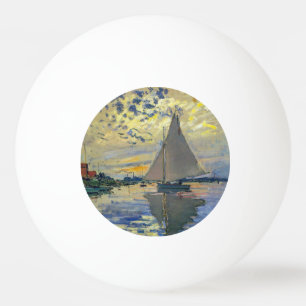 Claude Monet - Sailboot in Le Petit-Gennevilliers Pingpongballen