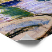 Claude Monet - Sailboten op de Seine Poster (Hoek)