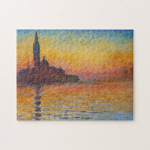 Claude Monet - San Giorgio Maggiore bij schemer Legpuzzel