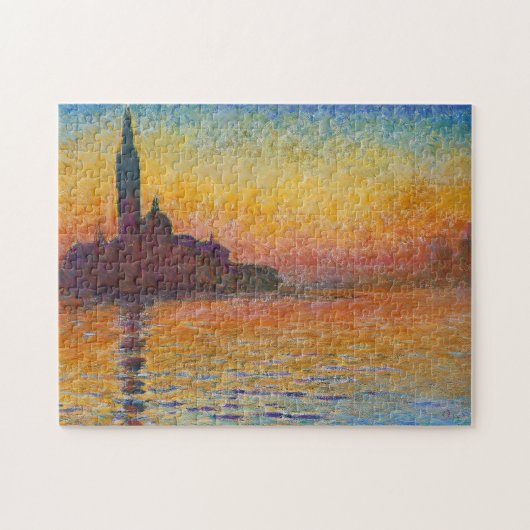 Claude Monet - San Giorgio Maggiore bij schemer Legpuzzel (Horizontaal)