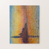Claude Monet - San Giorgio Maggiore bij schemer Legpuzzel (Verticaal)