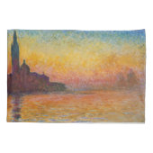 Claude Monet - San Giorgio Maggiore in Dusk Kussensloop (Achterkant)