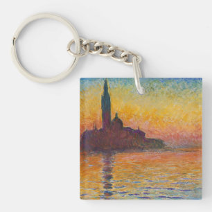Claude Monet - San Giorgio Maggiore in Dusk Sleutelhanger