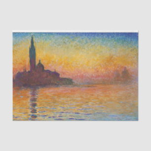Claude Monet - San Giorgio Maggiore in Dusk Tissuepapier