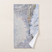 Claude Monet - Scène de neige à Argenteuil (Serviette à main)