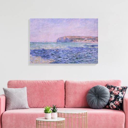 Claude Monet - Schaduwen over het Zee Canvas Afdruk (Insitu (Woonkamer))