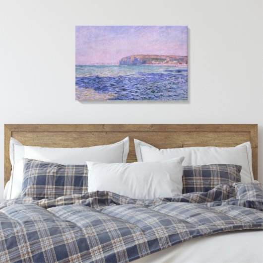 Claude Monet - Schaduwen over het Zee Canvas Afdruk (Insitu (Slaapkamer))