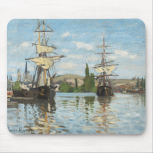 Claude Monet   Schepen die op de zegen in Rouen va Muismat
