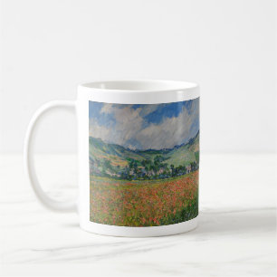 Claude Monet Schilderen, Poppy Field bij Giverny Koffiemok