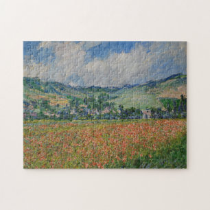 Claude Monet Schilderen, Poppy Field bij Giverny Legpuzzel