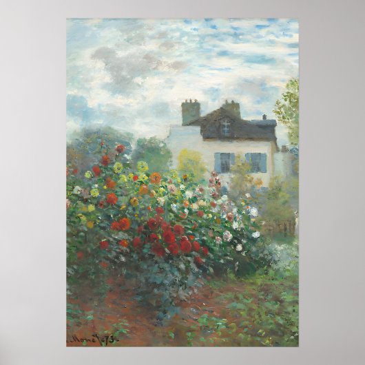Claude Monet schildert Poster (Voorkant)
