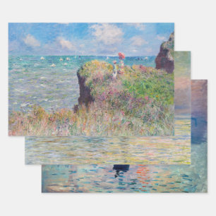 Claude Monet - Seascape Masterstukselectie Inpakpapier Vel