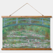 Claude Monet set van 2 Garden Bridge Old French Ar Hangend Wandkleed (Voorkant)