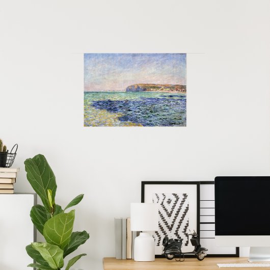 Claude Monet Shadows op het Zee, The Cliffs Poster (Thuiskantoor)