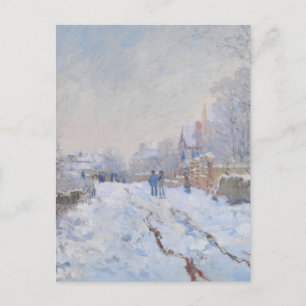 Claude Monet // Sneeuw in Argenteuil Briefkaart