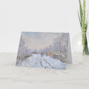 Claude Monet // Sneeuw in Argenteuil Kaart