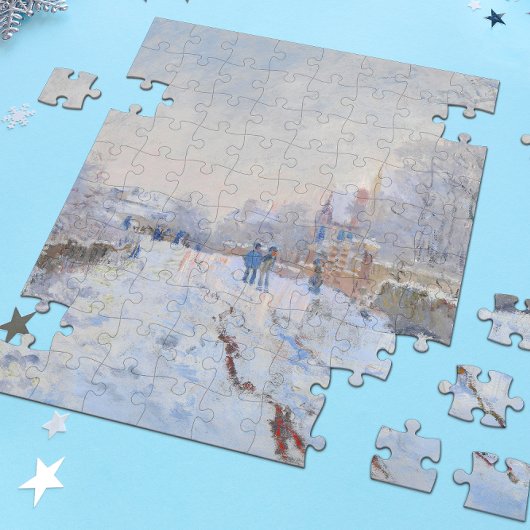Claude Monet // Sneeuw in Argenteuil Legpuzzel