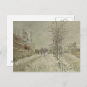 Claude Monet | Sneeuweffect Briefkaart (Voorkant / Achterkant)