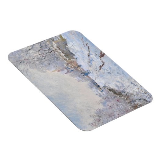 Claude Monet - Sneeuwlandschap bij Argenteuil Magneet (Rechterzijde)