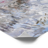 Claude Monet - Sneeuwlandschap bij Argenteuil Poster (Hoek)