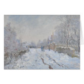 Claude Monet - Snow Scene in Argenteuil (Voorkant Horizontaal)