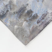 Claude Monet - Snow Scene in Argenteuil Fleece Deken (Hoek)