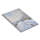 Claude Monet - Snow Scene in Argenteuil Notitieboek (Rechterzijde)